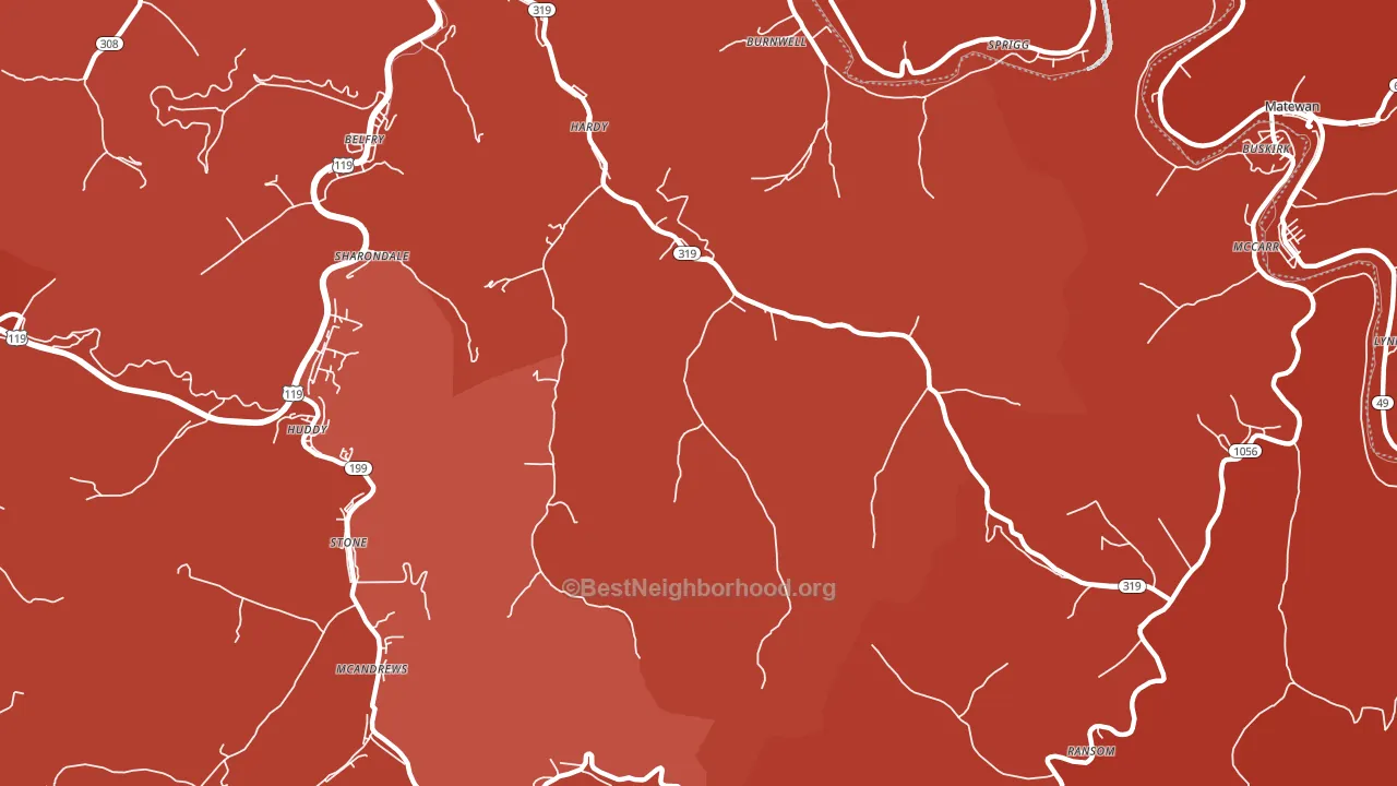 41531, KY block-group political-lean map