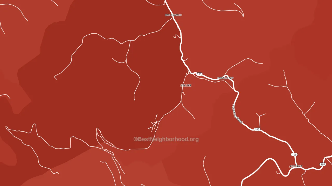 41534, KY block-group political-lean map