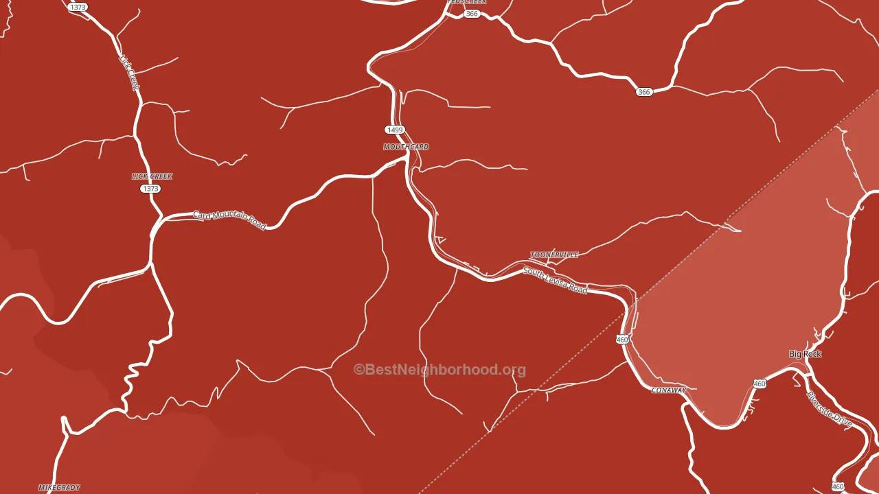 41548, KY block-group political-lean map