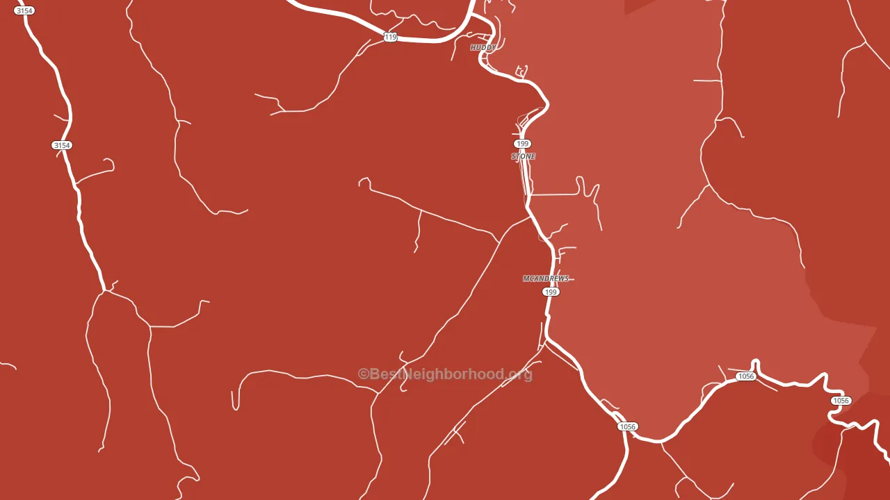 41567, KY block-group political-lean map