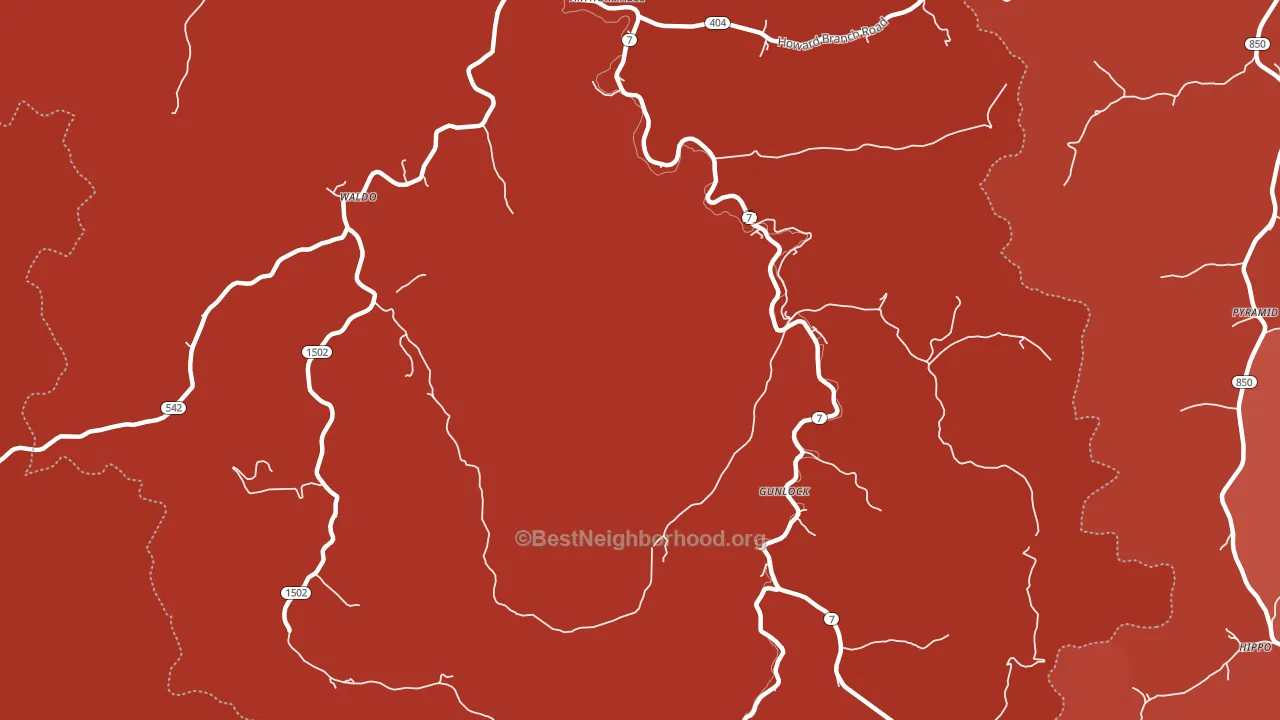 41632, KY block-group political-lean map