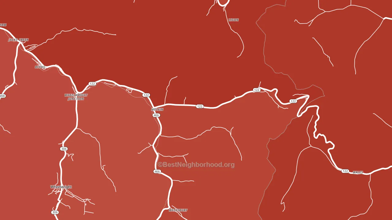 41650, KY block-group political-lean map