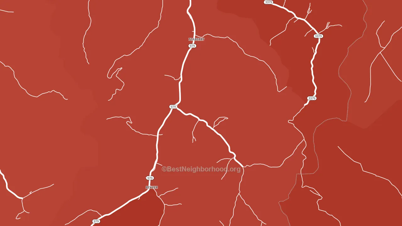 41660, KY block-group political-lean map