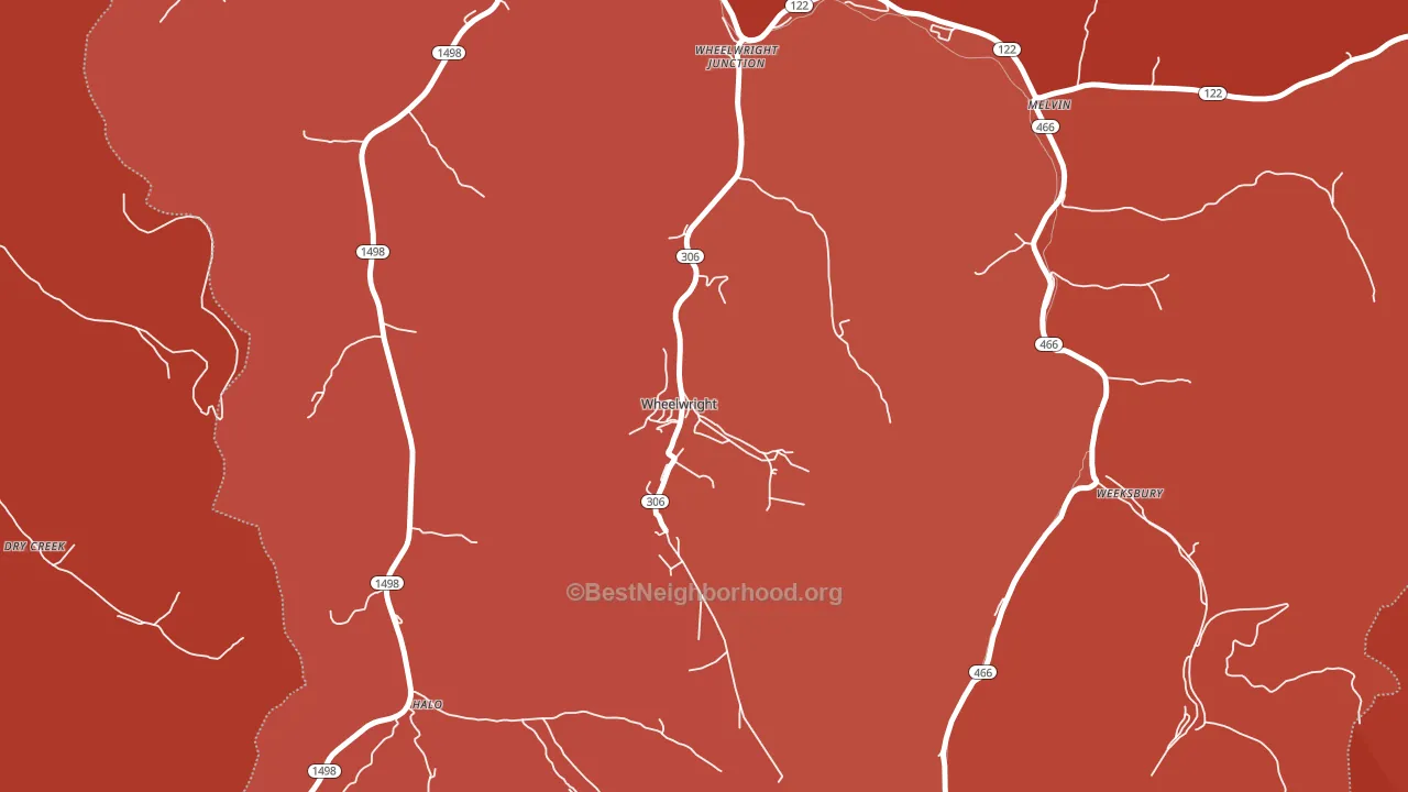 41669, KY block-group political-lean map