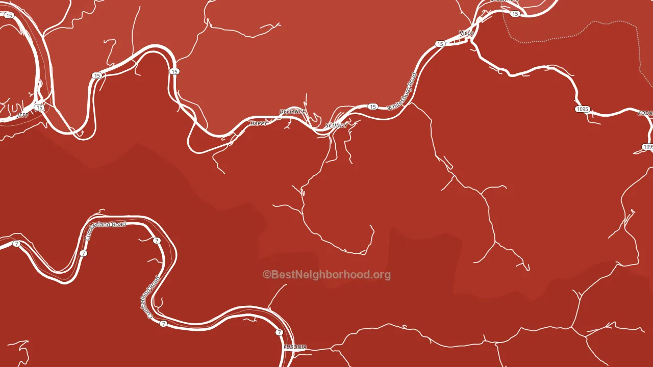 41760, KY block-group political-lean map