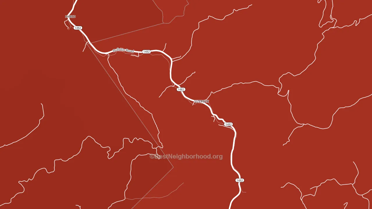 41762, KY block-group political-lean map
