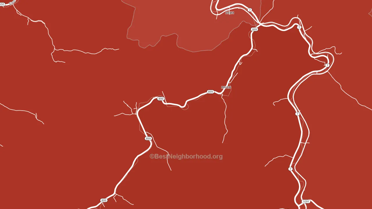 41861, KY block-group political-lean map