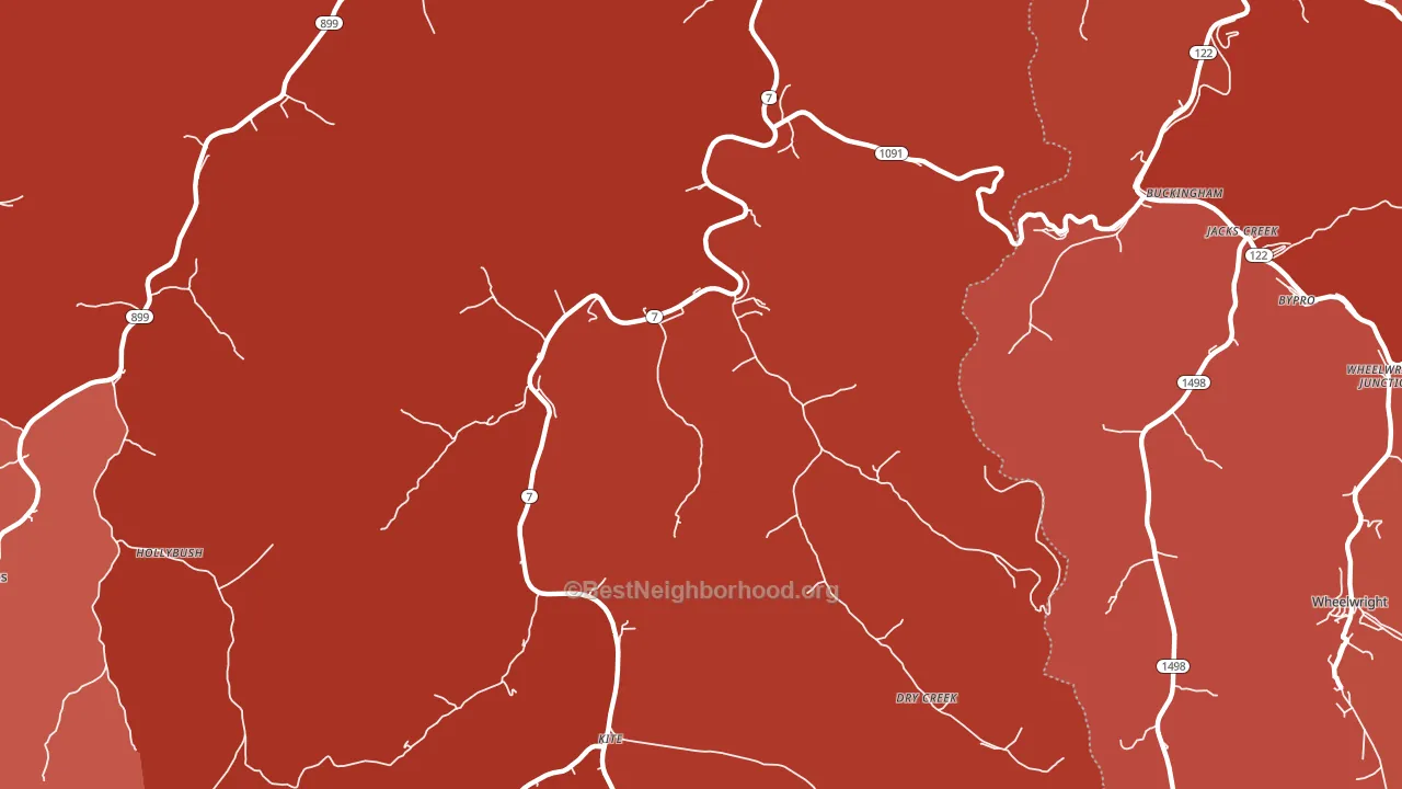 41862, KY block-group political-lean map