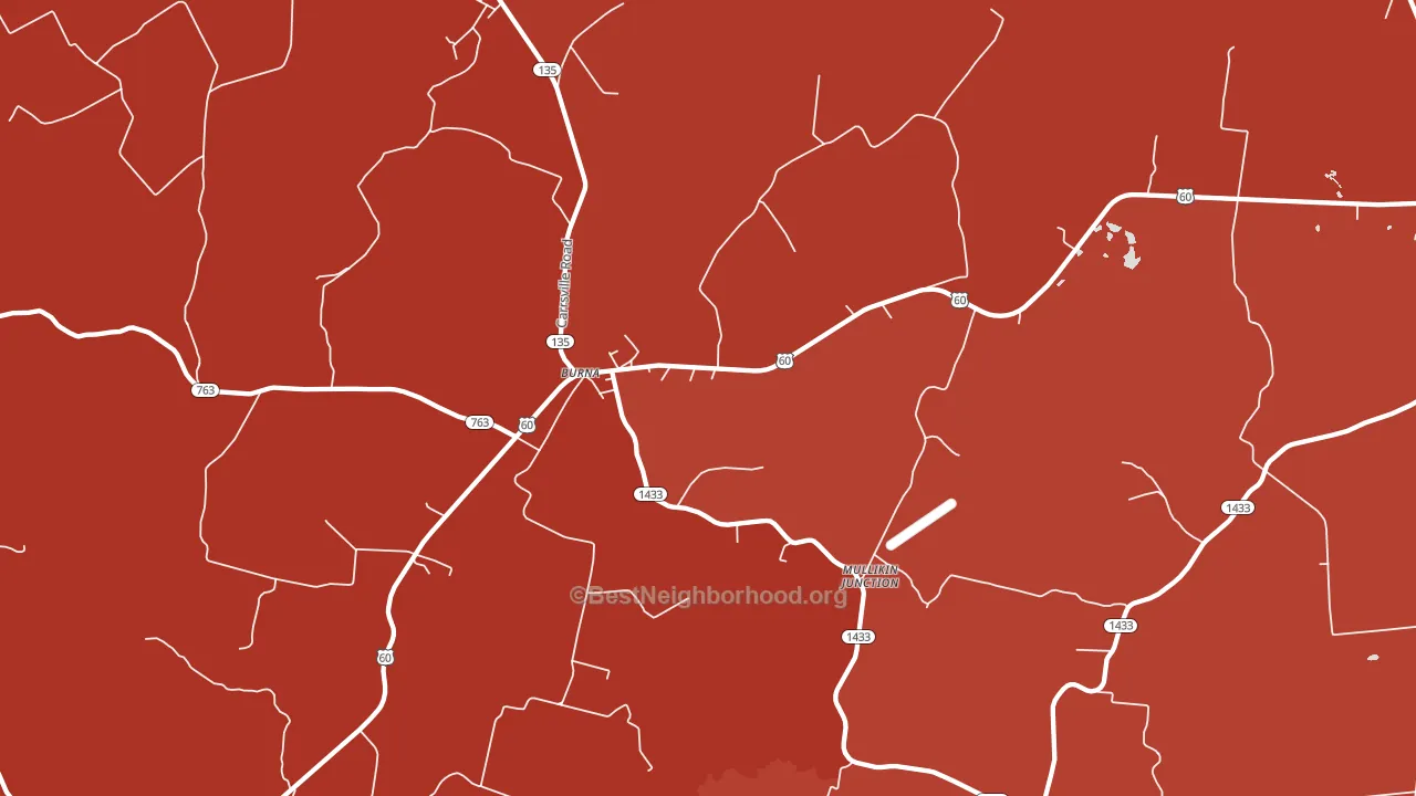 42028, KY block-group political-lean map