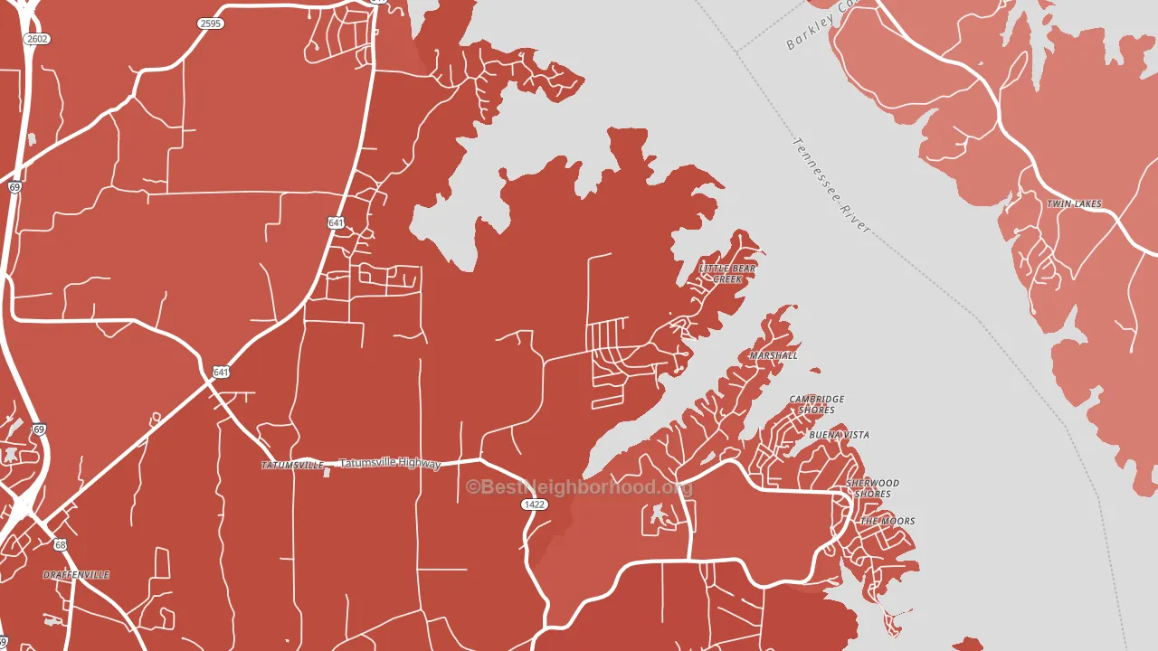 42044, KY block-group political-lean map
