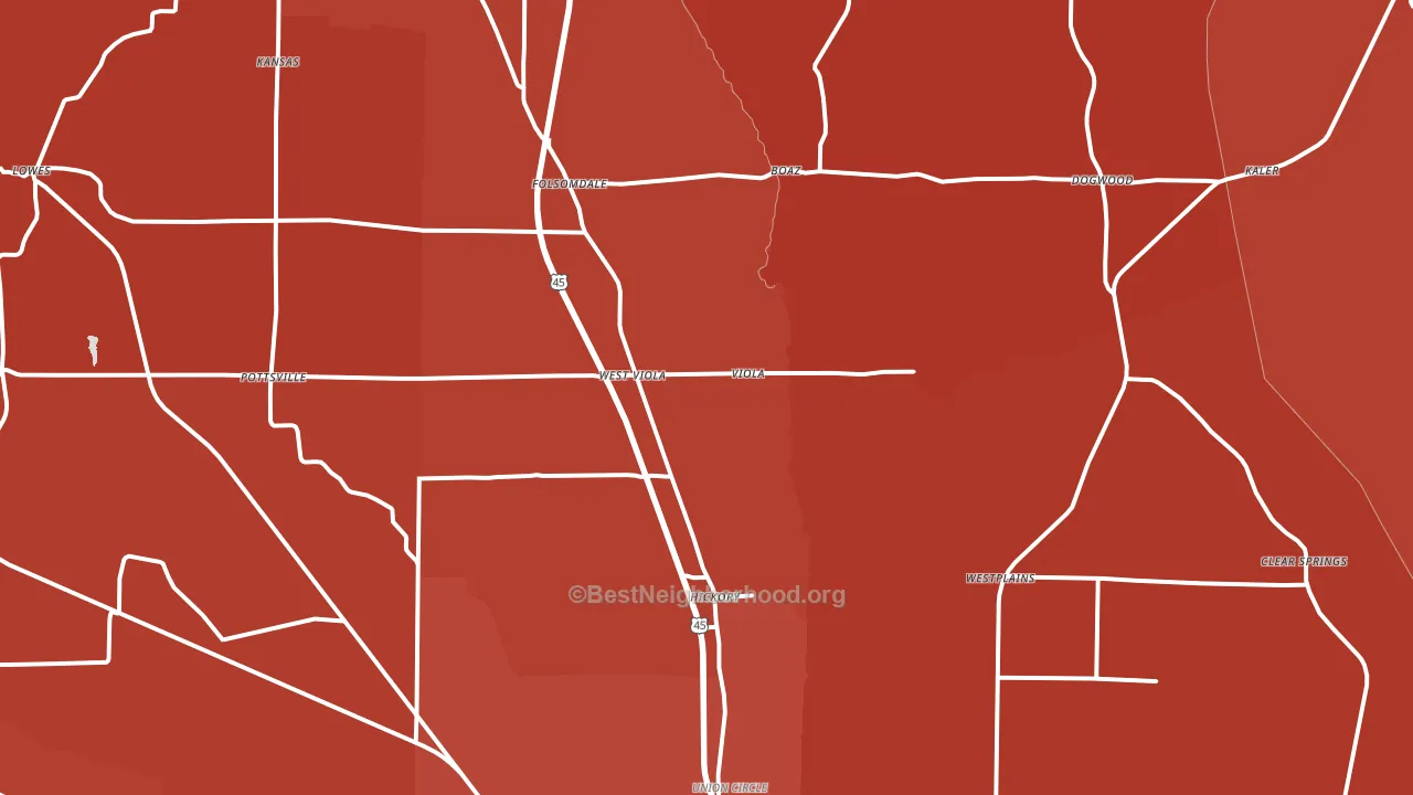 42051, KY block-group political-lean map