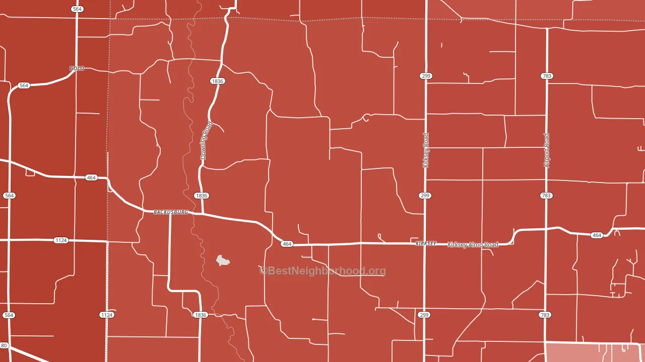 42054, KY block-group political-lean map