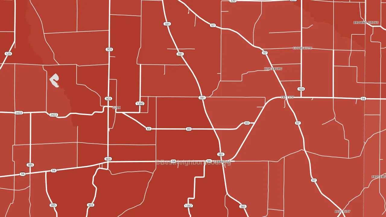42079, KY block-group political-lean map