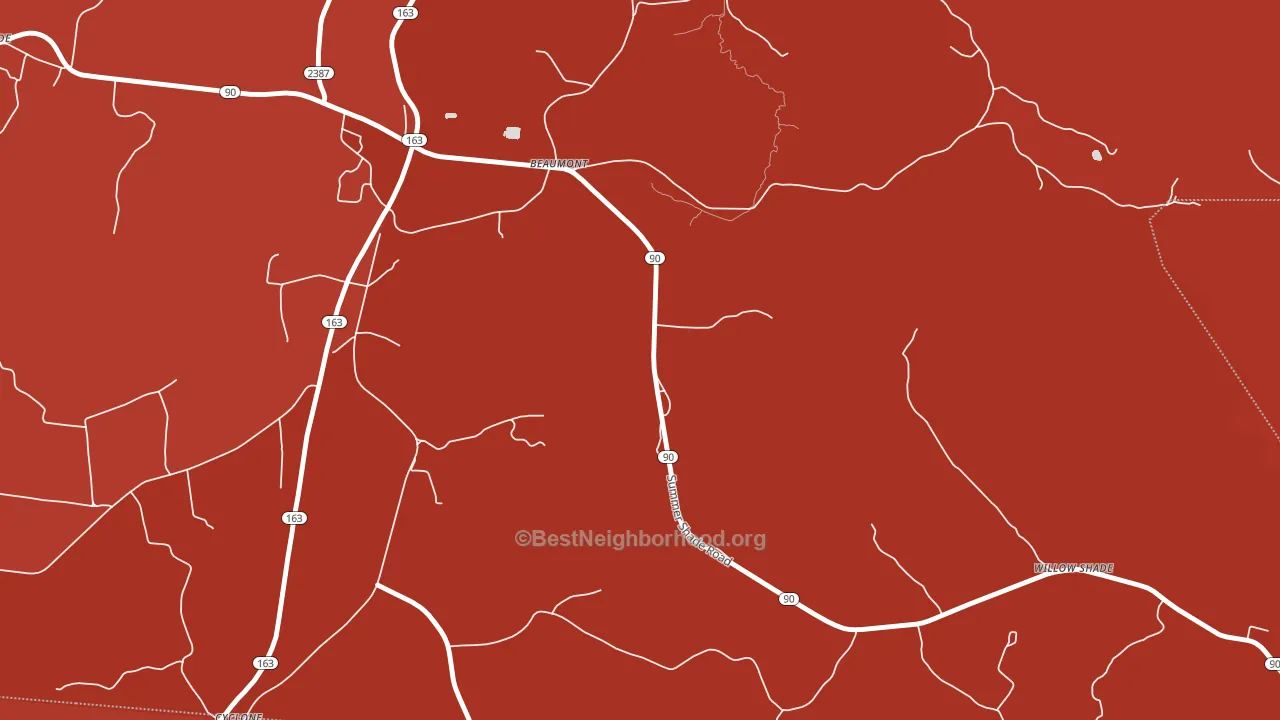42124, KY block-group political-lean map