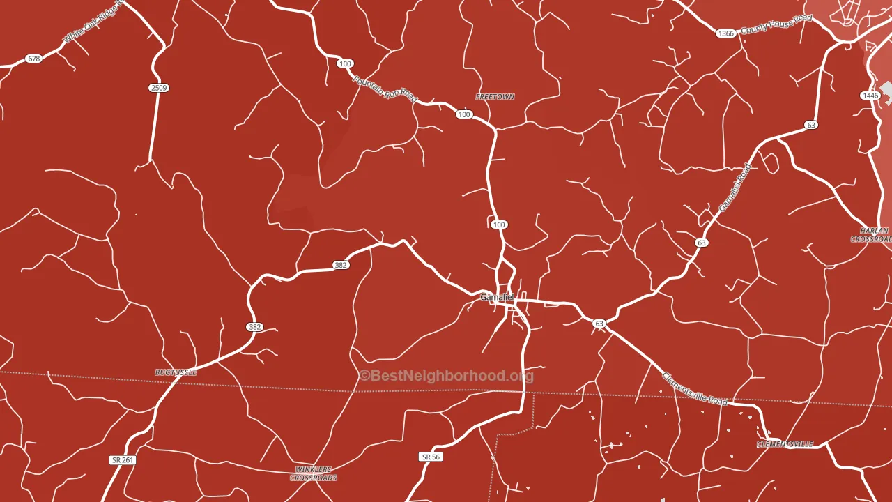 42140, KY block-group political-lean map