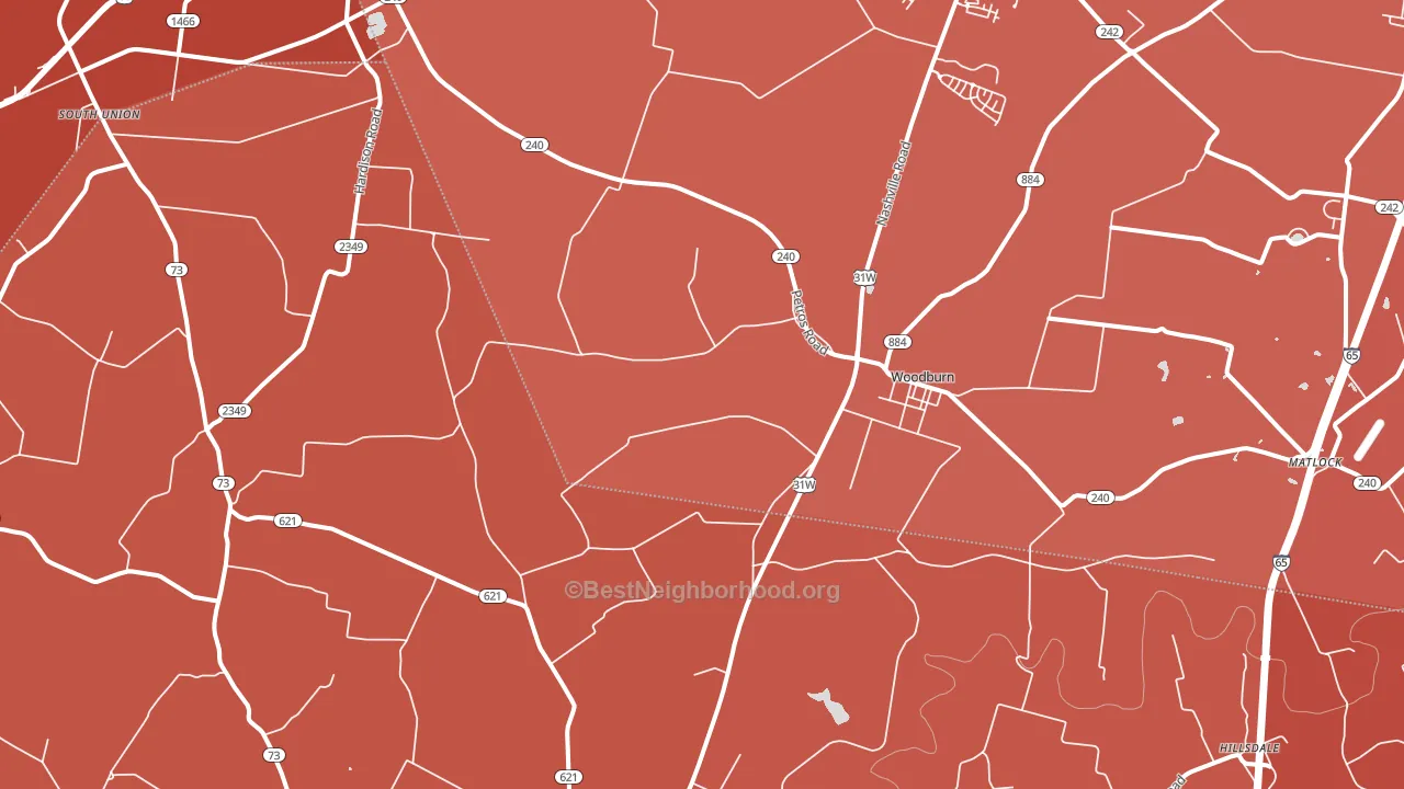 42170, KY block-group political-lean map