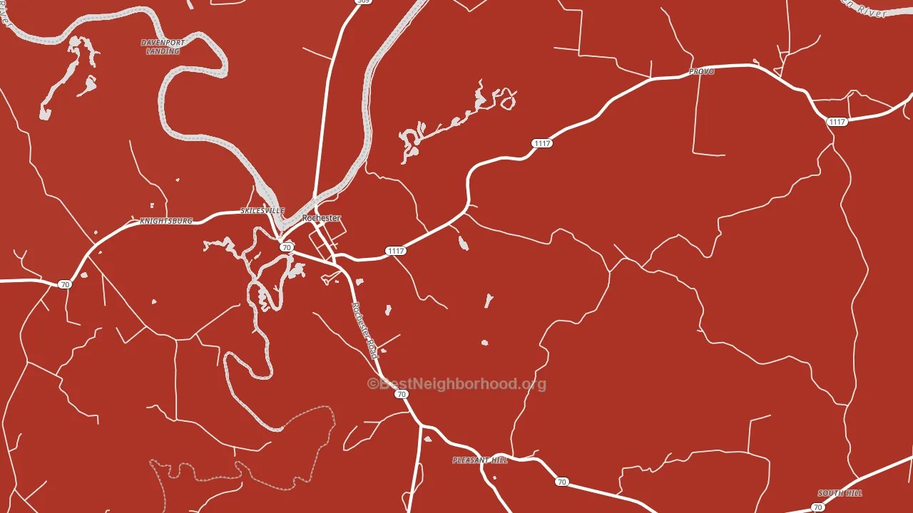 42273, KY block-group political-lean map