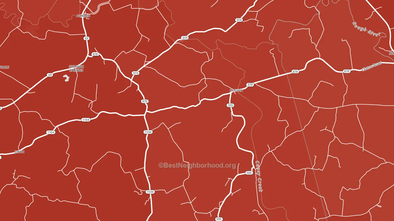 42361, KY block-group political-lean map