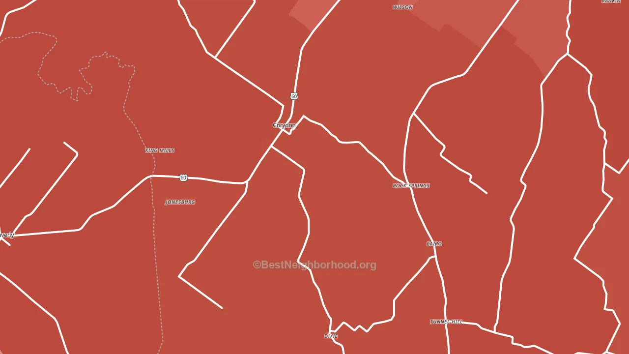 42406, KY block-group political-lean map