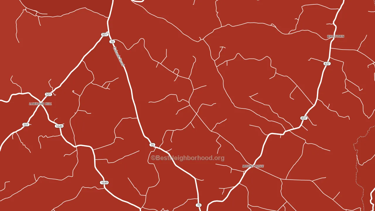 42566, KY block-group political-lean map