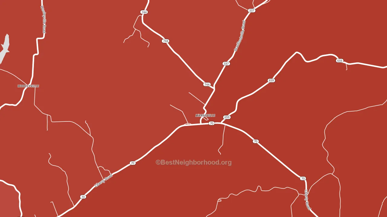 42758, KY block-group political-lean map