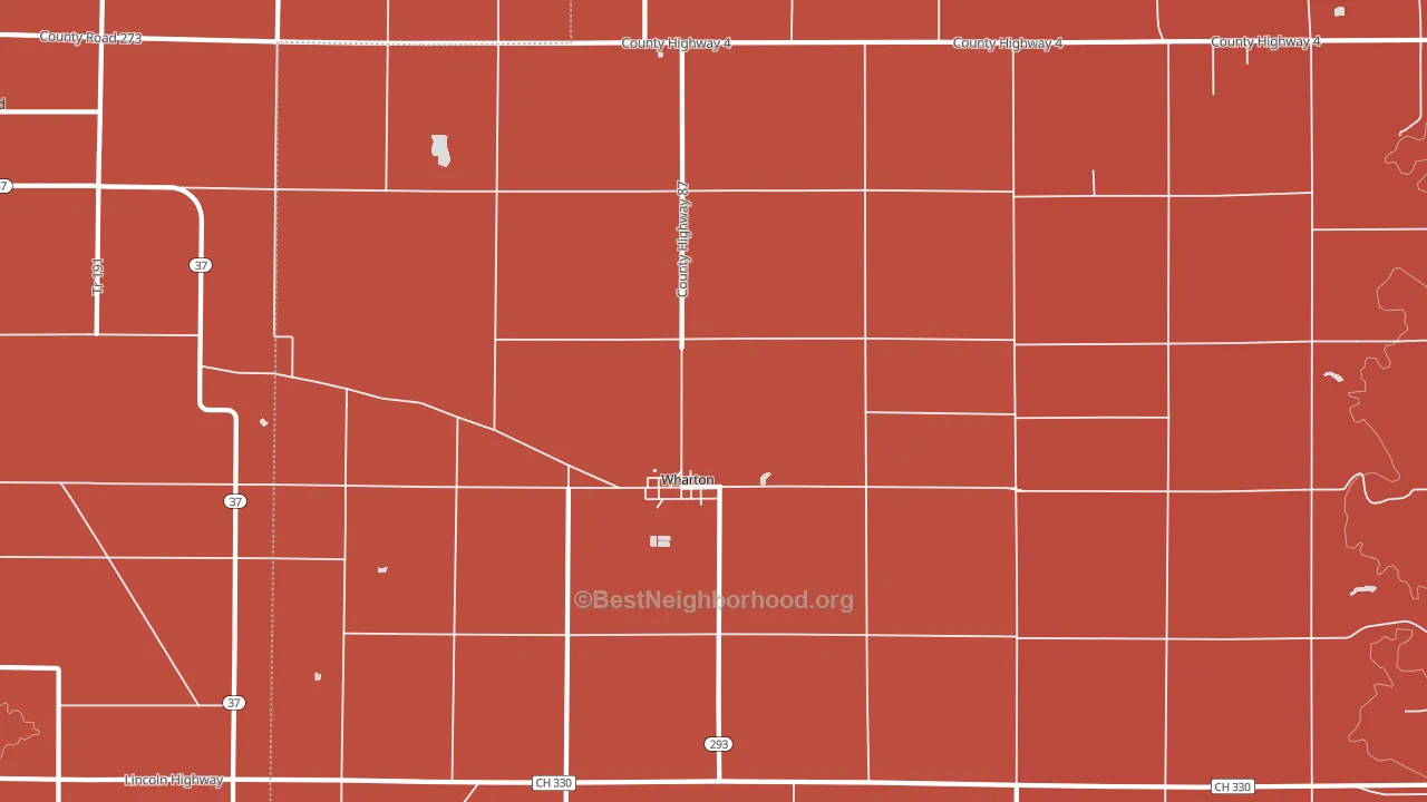 43359, OH block-group political-lean map