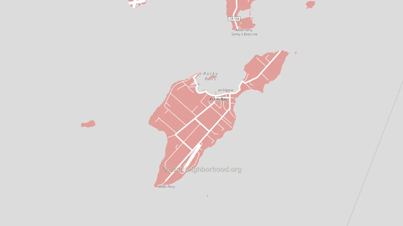 43456, OH block-group political-lean map
