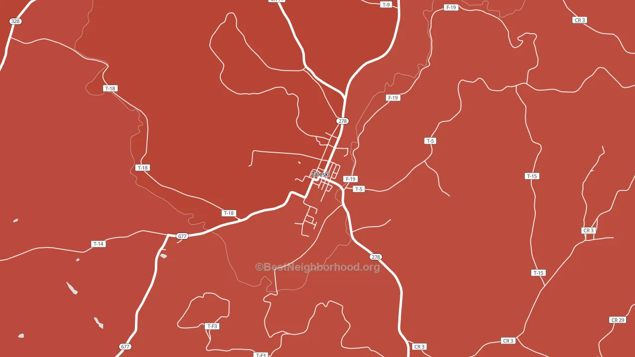 45698, OH block-group political-lean map