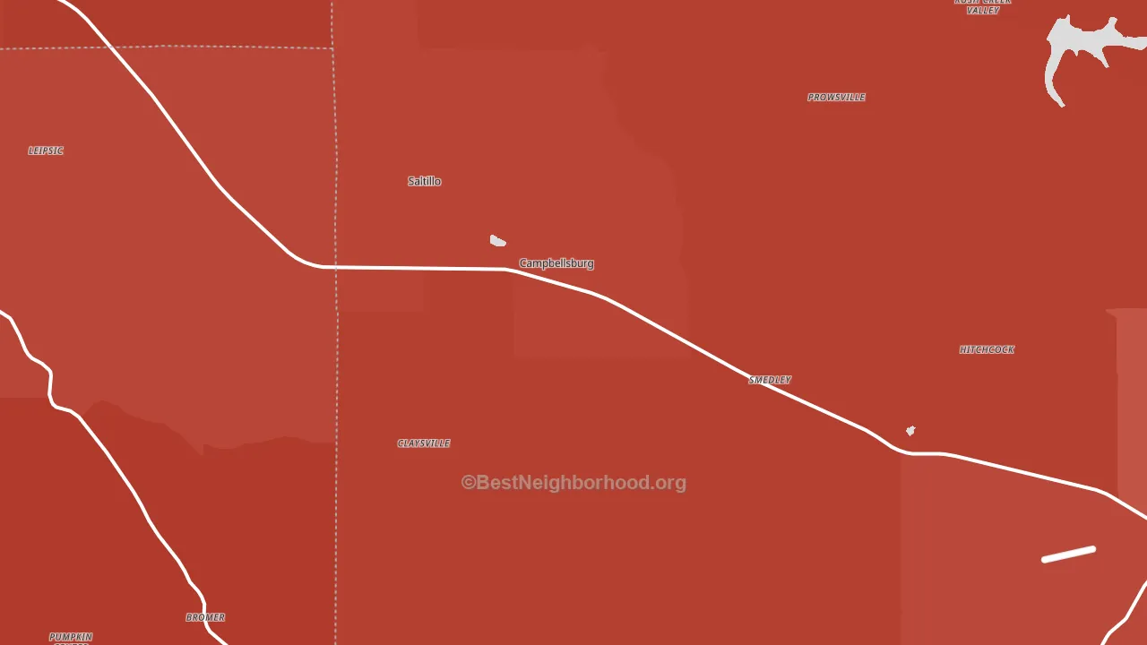 47108, IN block-group political-lean map