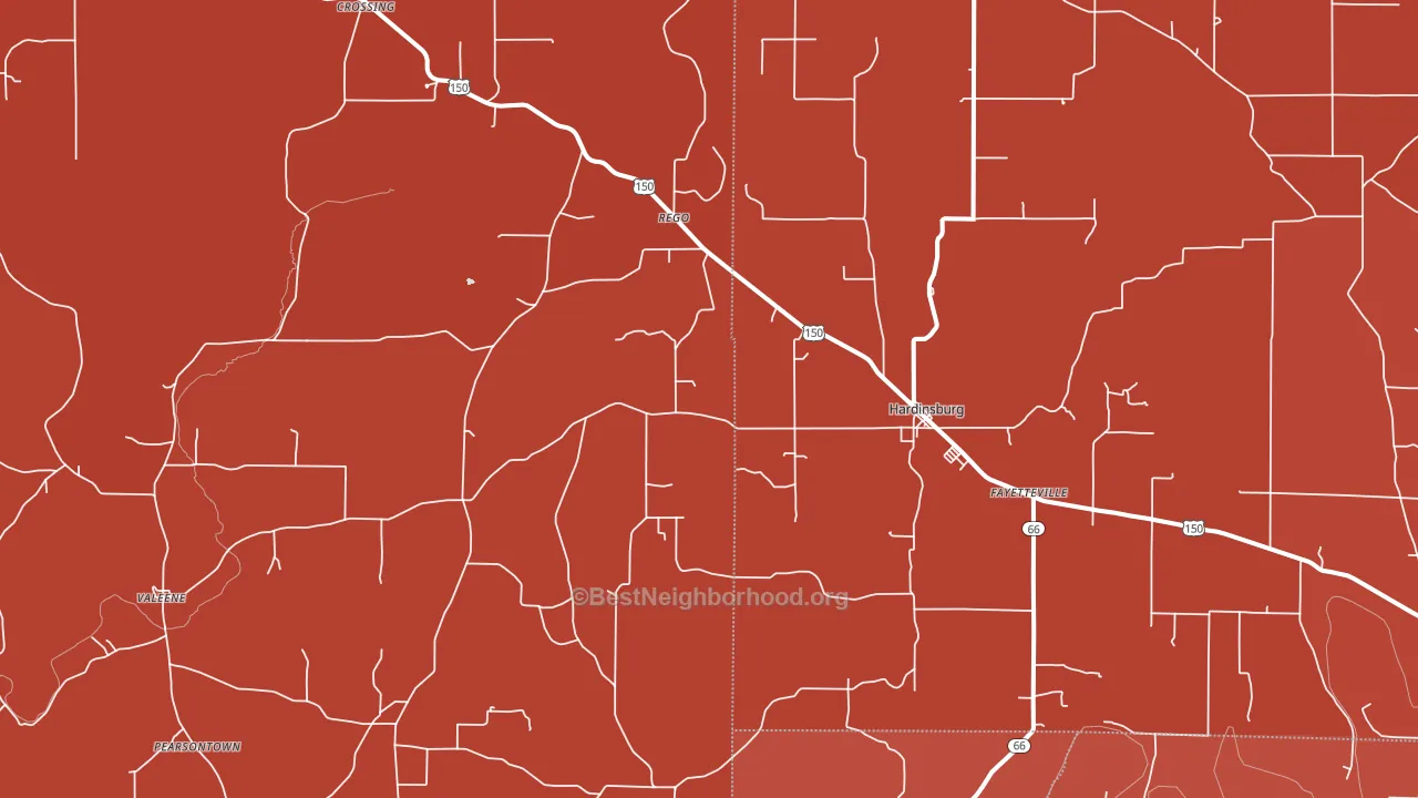 47125, IN block-group political-lean map