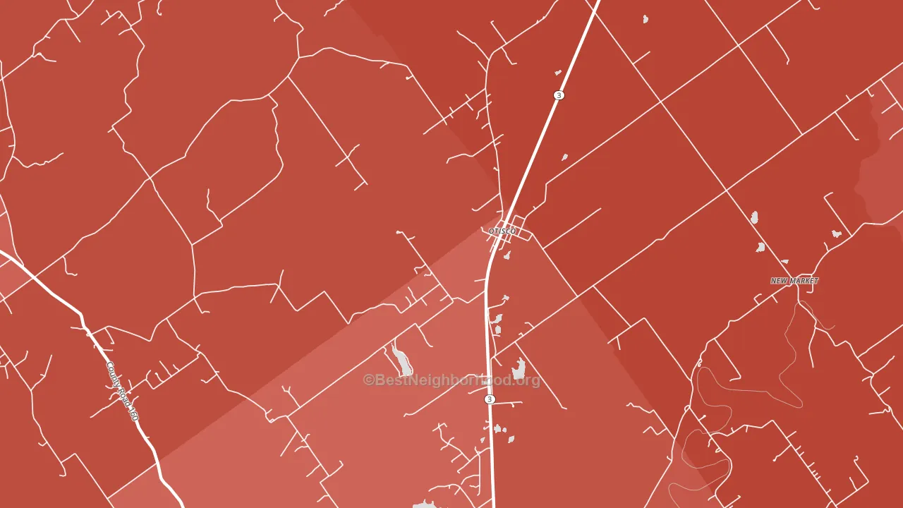 47163, IN block-group political-lean map