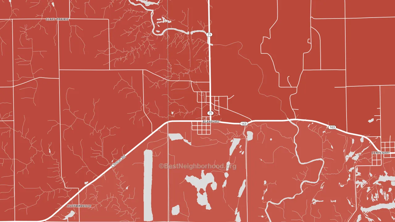 47831, IN block-group political-lean map