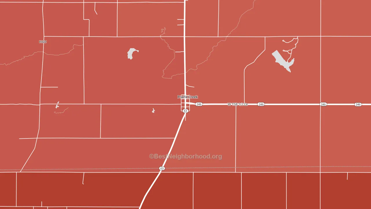 47869, IN block-group political-lean map