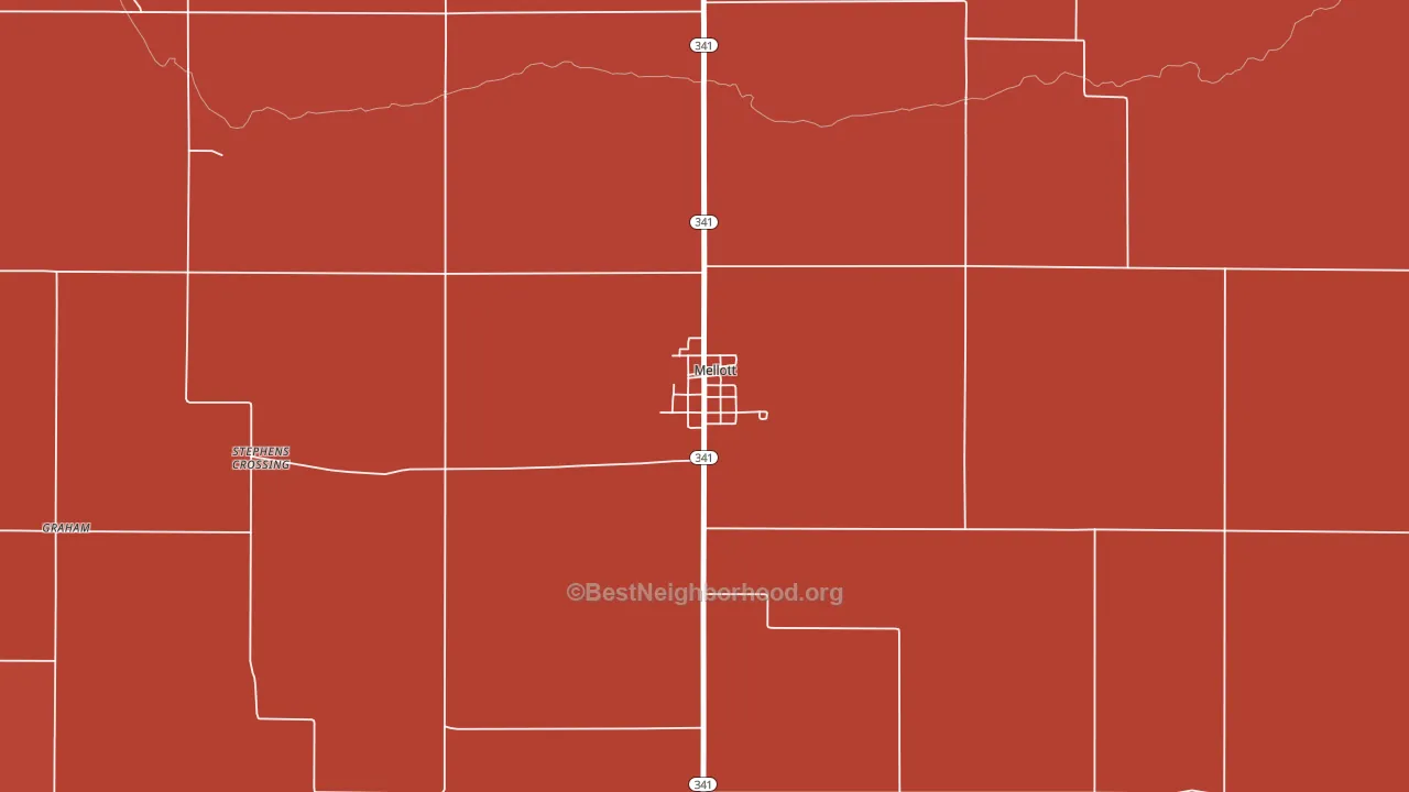 47958, IN block-group political-lean map