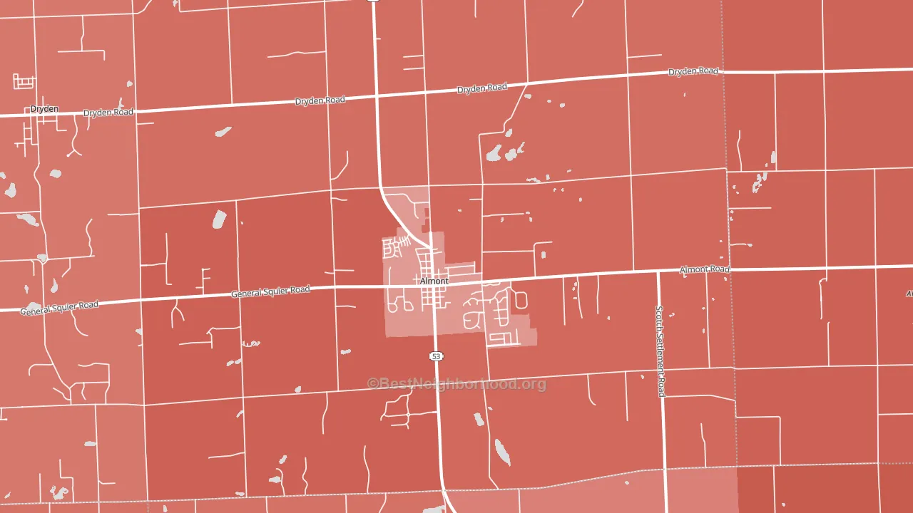 48003, MI block-group political-lean map