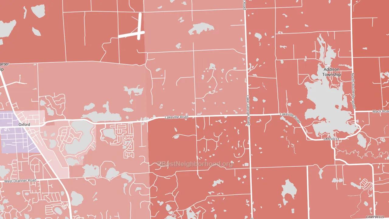 48370, MI block-group political-lean map