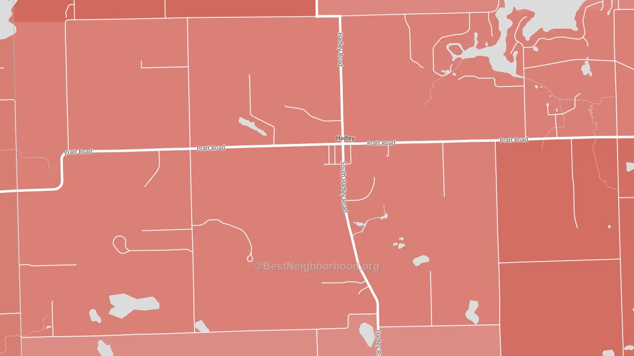 48440, MI block-group political-lean map