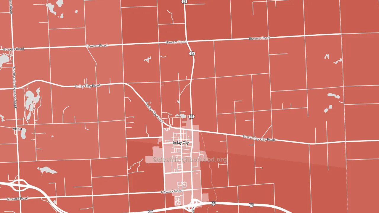 48444, MI block-group political-lean map