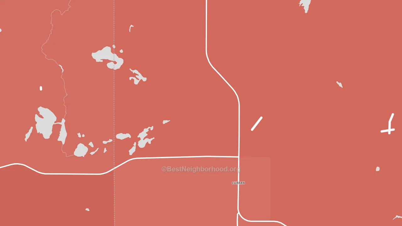 48728, MI block-group political-lean map