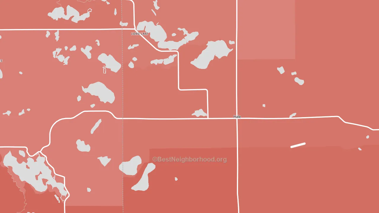 48739, MI block-group political-lean map