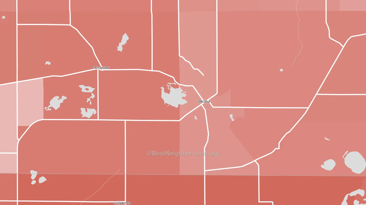 49045, MI block-group political-lean map