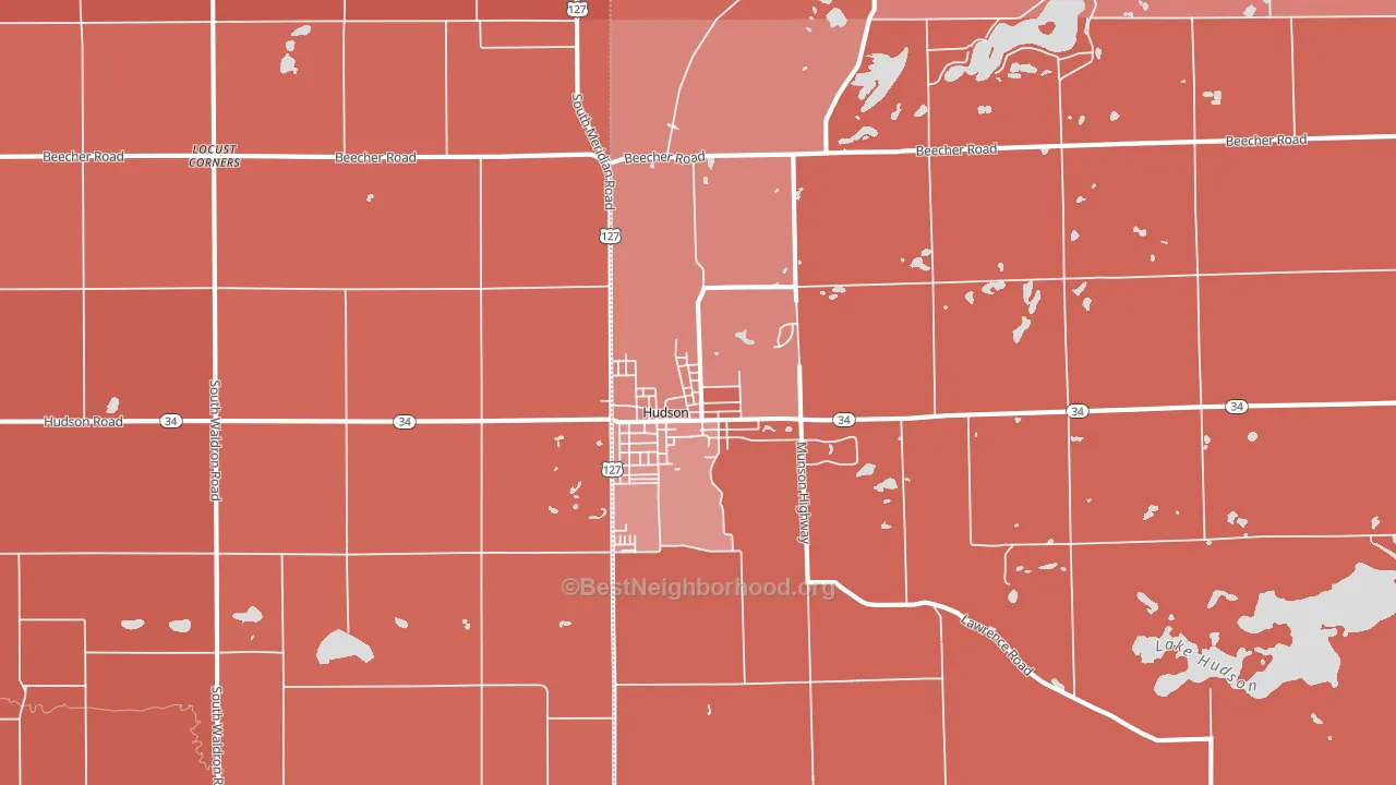 49247, MI block-group political-lean map