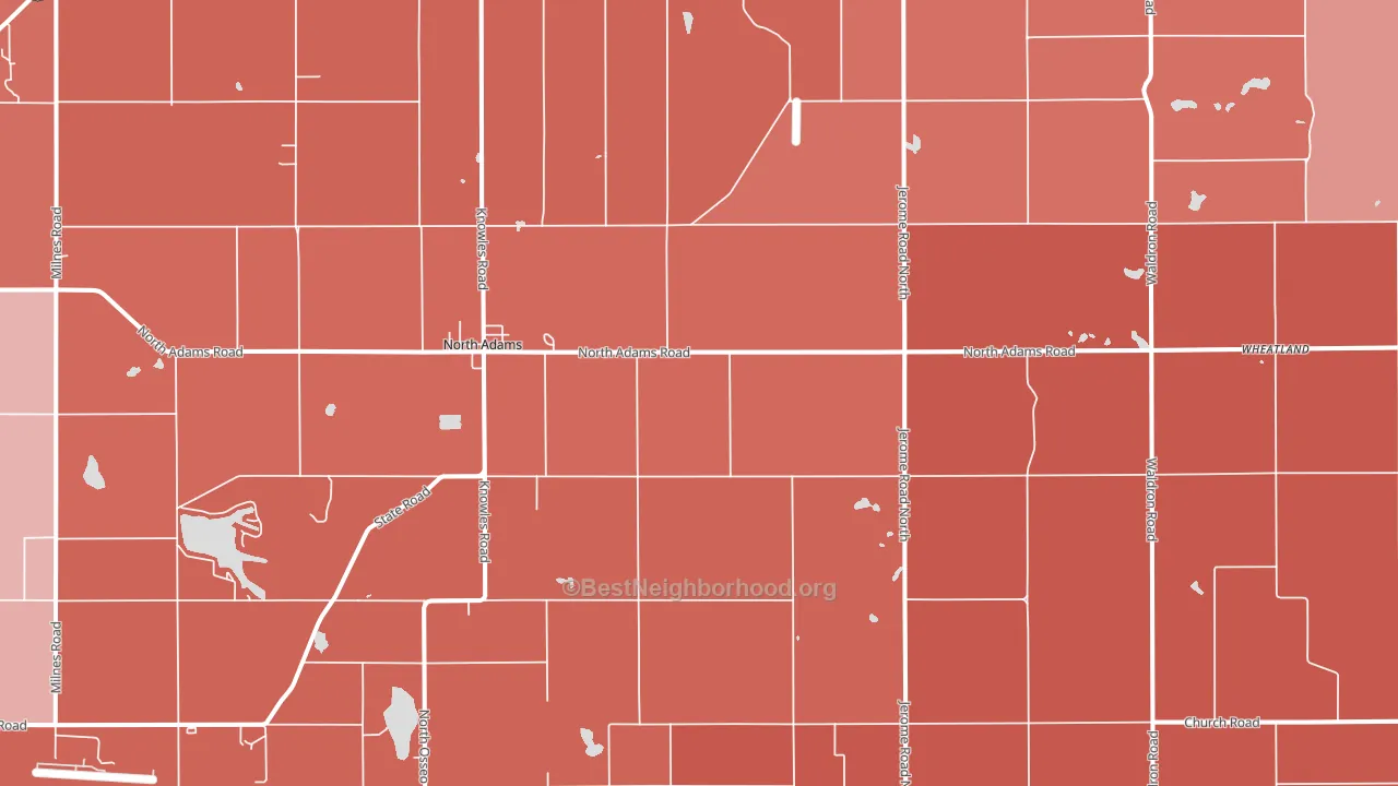 49262, MI block-group political-lean map