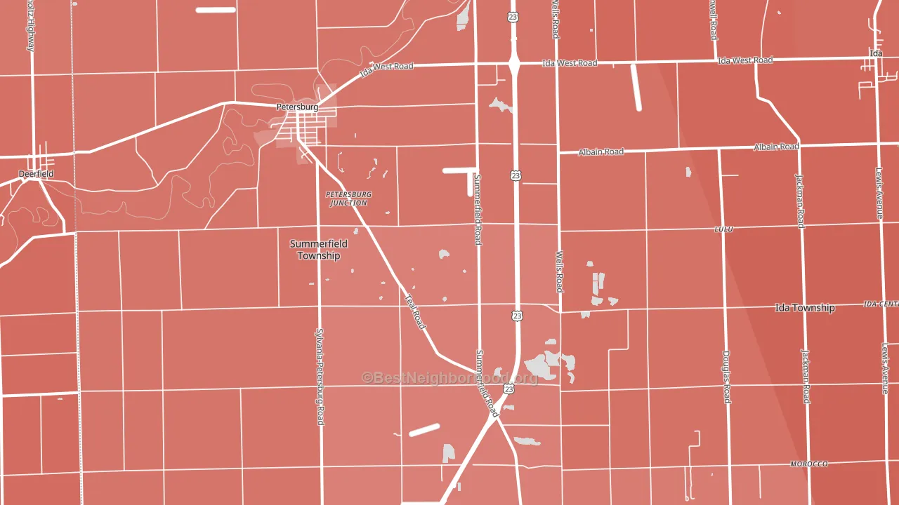 49270, MI block-group political-lean map