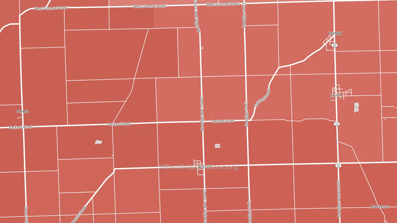 49279, MI block-group political-lean map