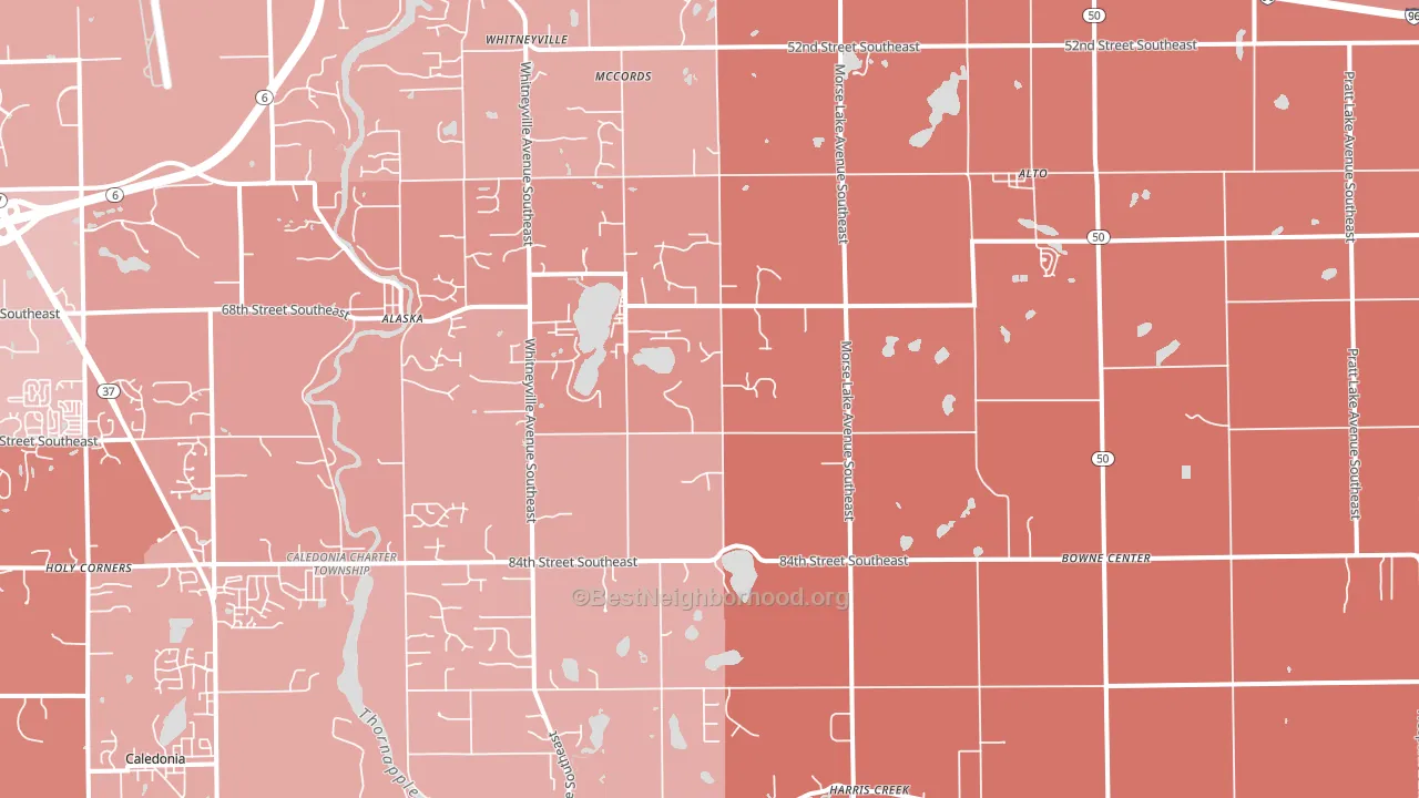 49302, MI block-group political-lean map