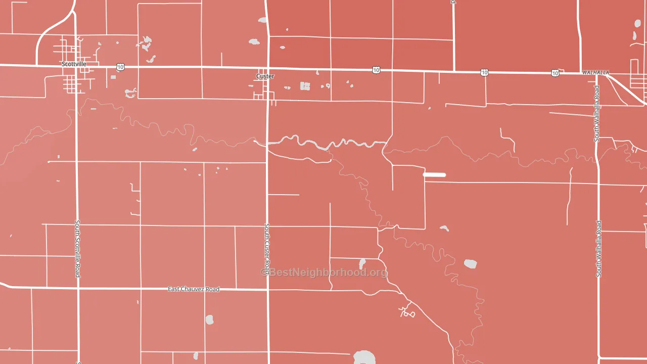 49405, MI block-group political-lean map