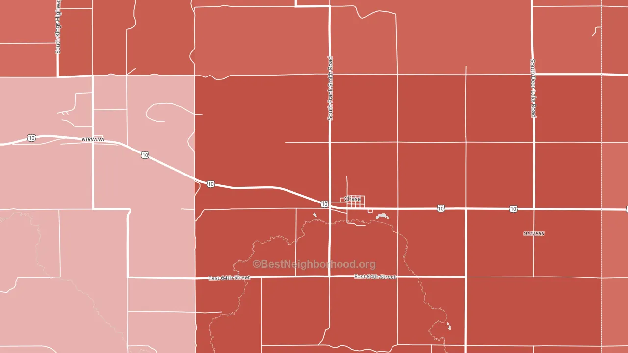 49623, MI block-group political-lean map