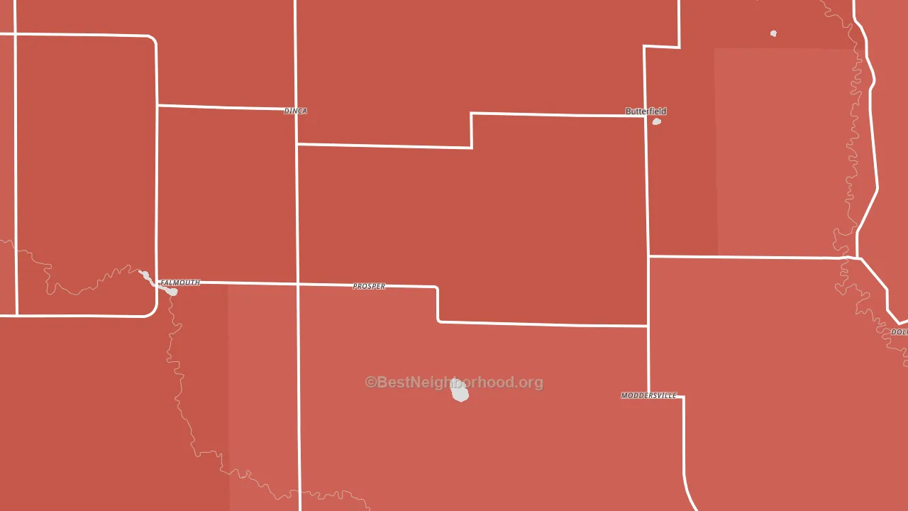 49632, MI block-group political-lean map