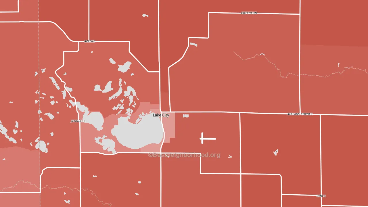 49651, MI block-group political-lean map